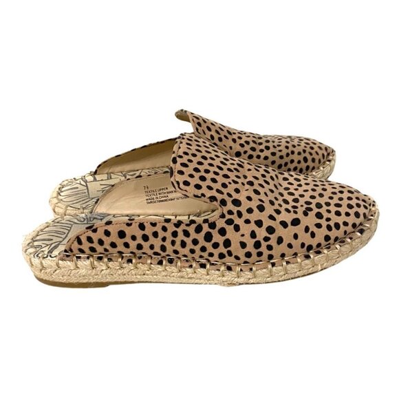 DV by Dolce Vita Elaine Leopard Slip On Espadrille Mules, Women's Size 7.5 - Picture 7 of 11
